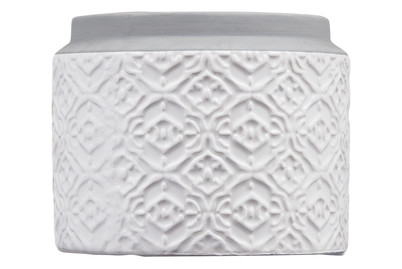 Image of Uebertopf Keramik K. Grey Edge White D6 bei JUMBO