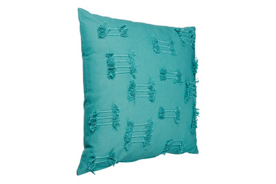 Image of Kissen Uneven Ruffle Tiffany Blau 45X45C bei JUMBO