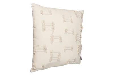 Image of Kissen Uneven Ruffle Kristalgrau 45X45Cm bei JUMBO