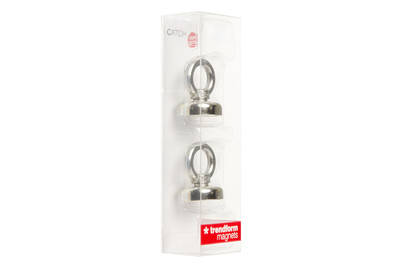Image of Magnetring Catch 2ER SET Silber bei JUMBO