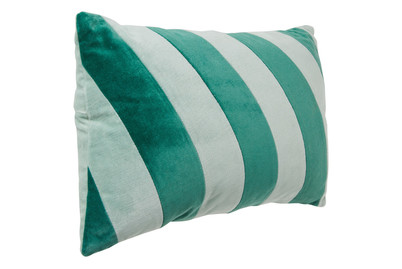 Image of Kissen Lana Salbeigruen/Tiffanyblau 30X5 bei JUMBO