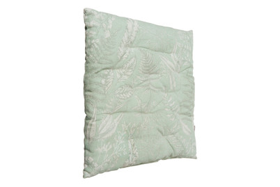 Image of Sitzkissen Fern Print Granitgruen 40X40X bei JUMBO