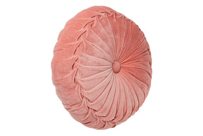 Image of Kissen Kanan Velvet Blush Rosa Rund 40Cm bei JUMBO
