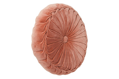 Image of Kissen Kanan Velvet Cameo Rosa Rund 40Cm bei JUMBO