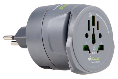 Image of Q2 Power Reiseadapter Combo World to CH & Schuko bei JUMBO