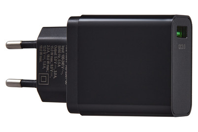 Image of USB Schnellladegerät Qc3.0 schwarz