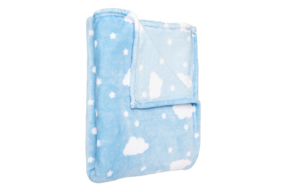 Image of Decke Wolke Blau 130X170Cm bei JUMBO