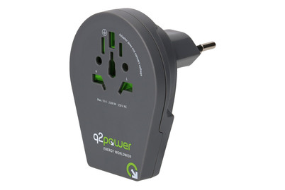 Image of Q2 Power Welt Adapter Ch+It+Bra bei JUMBO