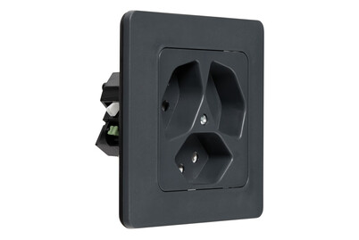 Image of Modino UP Steckdose 3Xt13 Anthrazit bei JUMBO