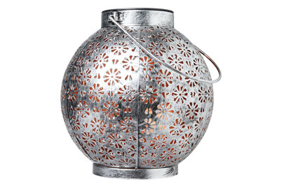 Image of LED Deko-Solarleuchte D: 18 CM Silber bei JUMBO