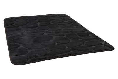 Image of Badmatte Schaum Kiesel Schwarz 50X80 CM bei JUMBO