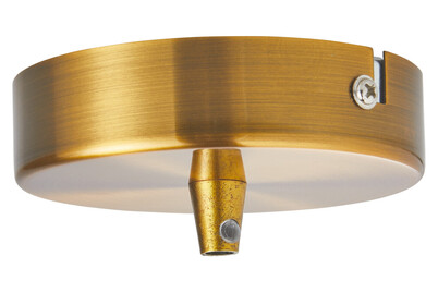 Image of Deckenbaldachin Fuer 1 Kabel Gold bei JUMBO