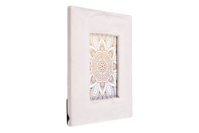 Image of Portraitrahmen Rosa Samt 10X15 bei JUMBO