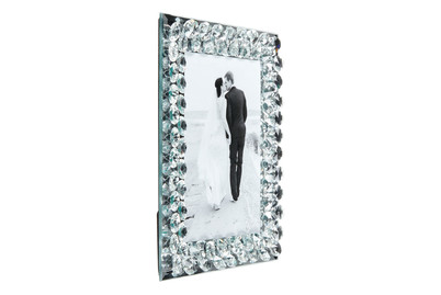 Image of Portraitrahmen Glitzerperlen 10X15 bei JUMBO