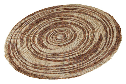 Image of Teppich Rund Beige/Braun 79X79X1Cm bei JUMBO