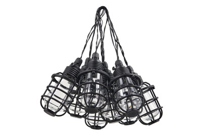 Image of Star Trading Solar Lichterkette Cage Schwarz warmweiss bei JUMBO