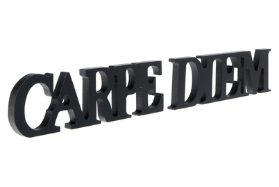 Image of Schriftzug Magnetisch Carpe Diem Black bei JUMBO