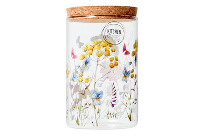 Image of Gefaess Glas Blumendekor 13Cm 2Ass. bei JUMBO