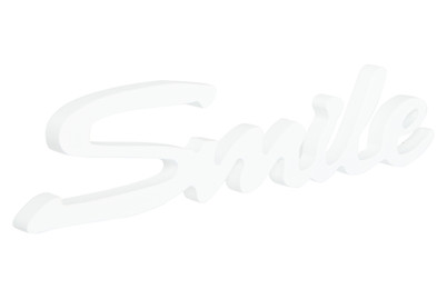Image of Schriftzug Magnetisch Smile Weiss bei JUMBO