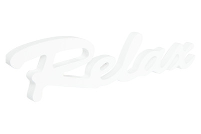 Image of Schriftzug Magnetisch Relax Weiss bei JUMBO