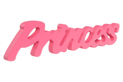 Image of Schriftzug Magnetisch Princess Pink