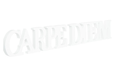 Image of Schriftzug Magnetisch Carpe Diem White