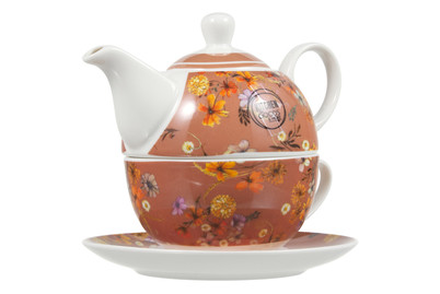 Image of Tea-For-One Porzellan Flowers 11Cm 2Ass. bei JUMBO