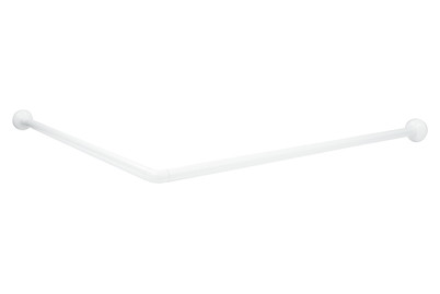 Image of Ausziehbare Duschvorhangstange Aluminium bei JUMBO