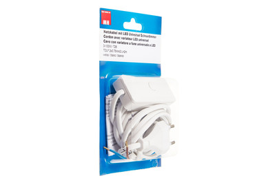 Image of Max Hauri AG TDLF-Netzkabel mit universal Schnurdimmer weiss bei JUMBO