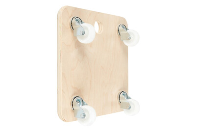 Carrello Da Trasporto Wagner MM 1327 - Portata 300 Kg, 59x29 Cm, 3 Impugnature, Ruote In Gomma | Made In Germany - Foto 2