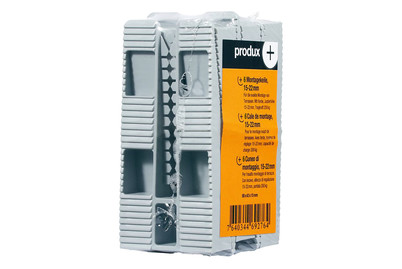 Image of Montagekeile mit Kerbe grau 15mm bei JUMBO