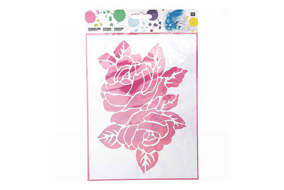Image of Schablone, Rosen, selbstklebend bei JUMBO