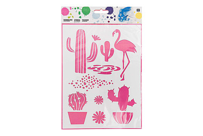 Image of Schablone, Kakteen Mix, selbstklebend bei JUMBO
