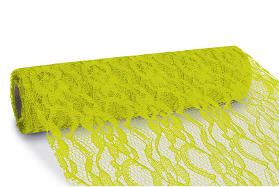 Image of Spitzenband, hellgrün, 210mm, 5m Rolle bei JUMBO