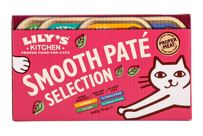 Image of Lily's Kitchen Katzenfutter Smooth Paté Selection Fleisch 8x85g