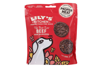 Image of Lily's Kitchen Hundesnack Mini Burger Beef
