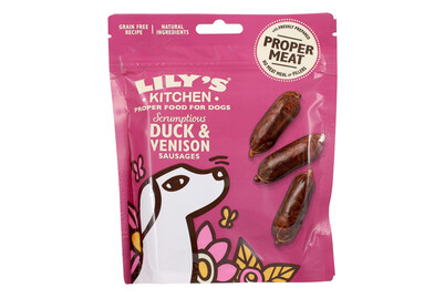 Image of Lily's Kitchen Hundesnack Sausages Ente
