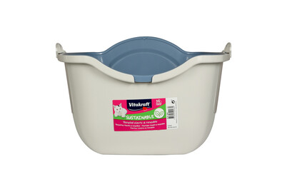 Image of Vitakraft Katzentoilette mit Haube recyceld blau bei JUMBO