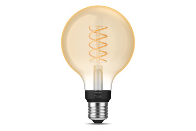 Image of Philips Hue White E27 Filament G93 550lm bei JUMBO