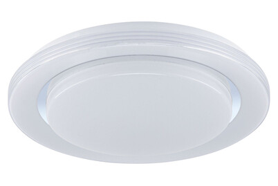 Image of LED Deckenleuchte Rainbow mit Regenbogeneffekt Rgbw+ 1600lm 230V 22W dimmbar Chrom/Weiss bei JUMBO