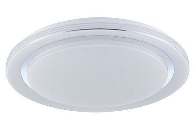 Image of LED Deckenleuchte Rainbow mit Regenbogeneffekt Rgbw+ 2800lm 230V 38.5W dimmbar Chrom/Weiss bei JUMBO