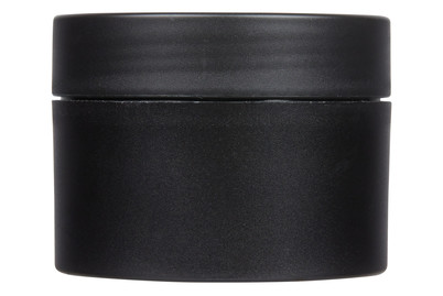 Image of Creme-Dose 50 ml schwarz doppelwandig bei JUMBO