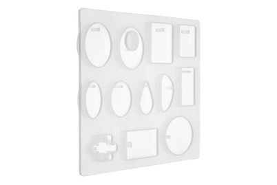 Image of Silikon-Form 15.5 x 11.5 cm Schmuck-Anhänger 12tlg bei JUMBO