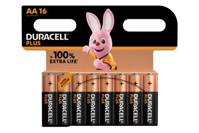 Image of Duracell Batterien Plus Aa/Lr6 16 Stück bei JUMBO