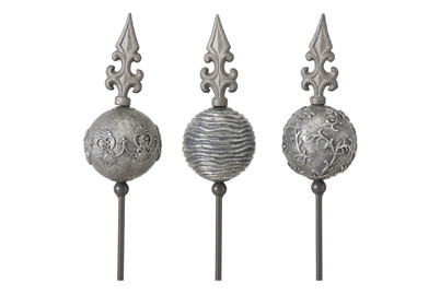 Image of Gartenstab Rosina, 3 Sort.,H90Cm Grau bei JUMBO