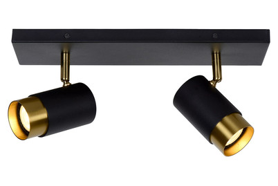 Image of Floris Deckens.2Fl Gu10 Schwarzgold EX. bei JUMBO