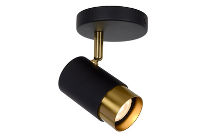 Image of Floris Wandsp. Gu10 Schwarz Gold Excl. bei JUMBO