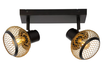 Image of Lucas Decken.2Fl.e14 Schwarz Gold Excl. bei JUMBO