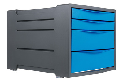 Image of Essellte Schubladenbox blau