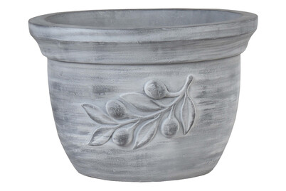 Image of Runder Topf Provence 46X32Cm Cappuccino Grau bei JUMBO